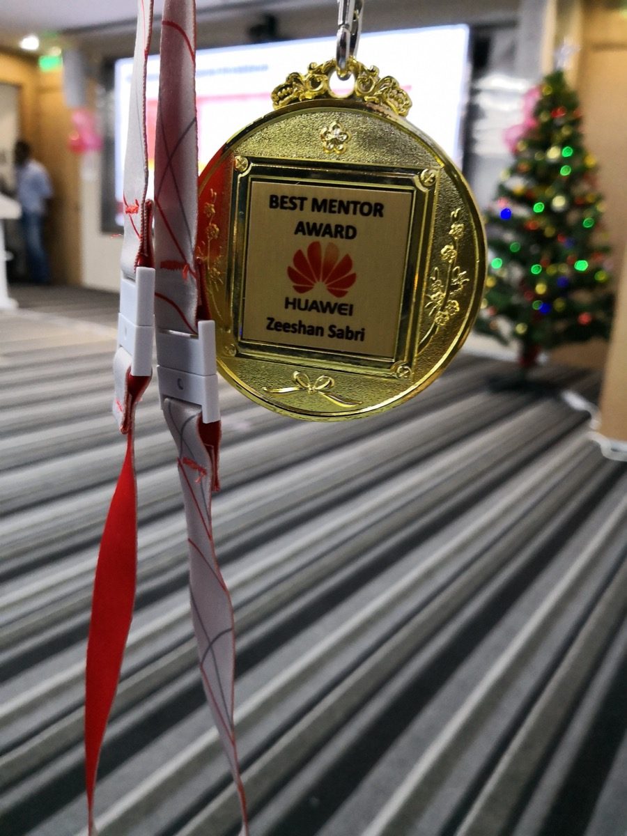 Huawei — Best Mentor Award
