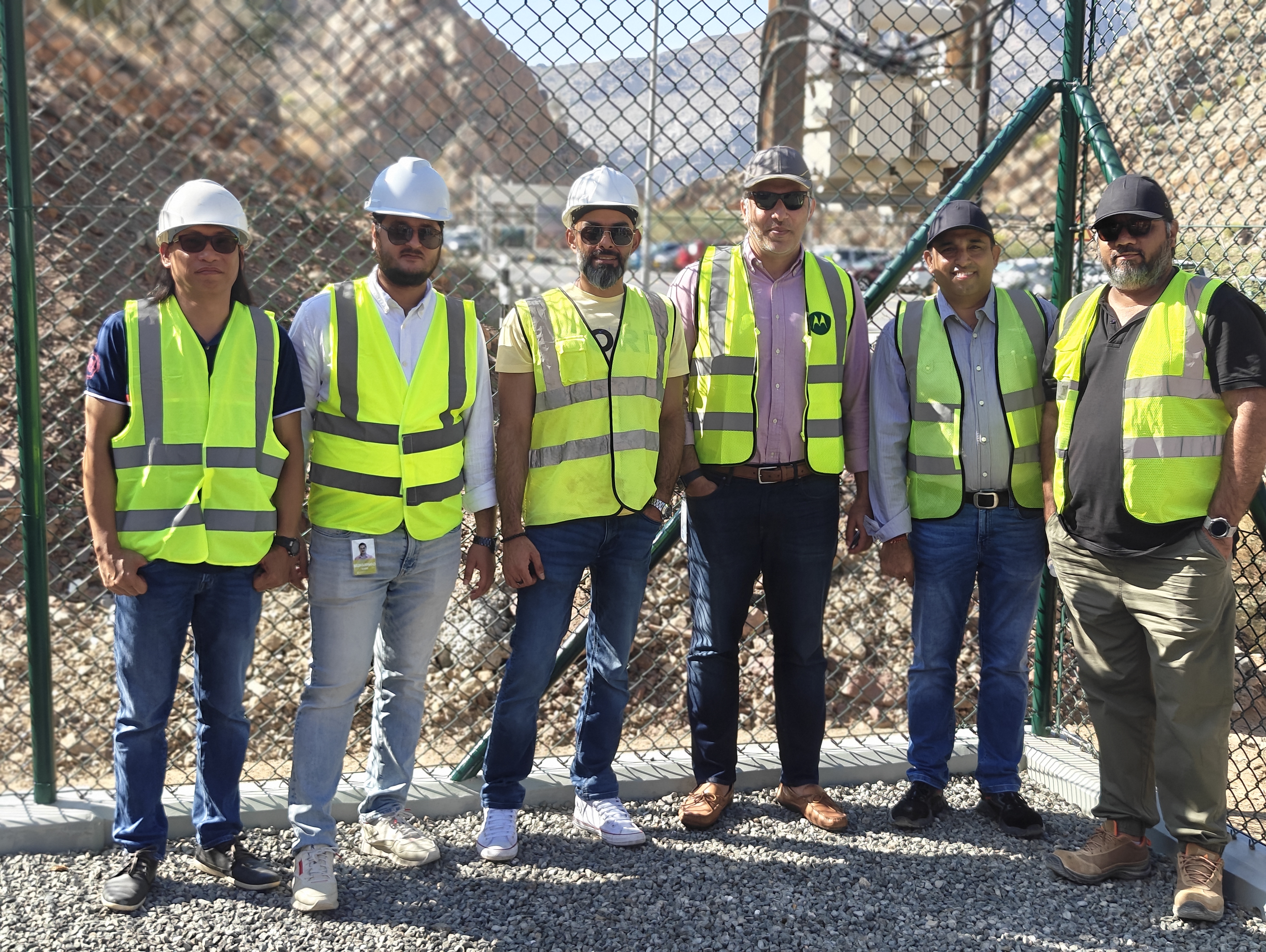 Governance site visit in Oman, walking the floor with the team