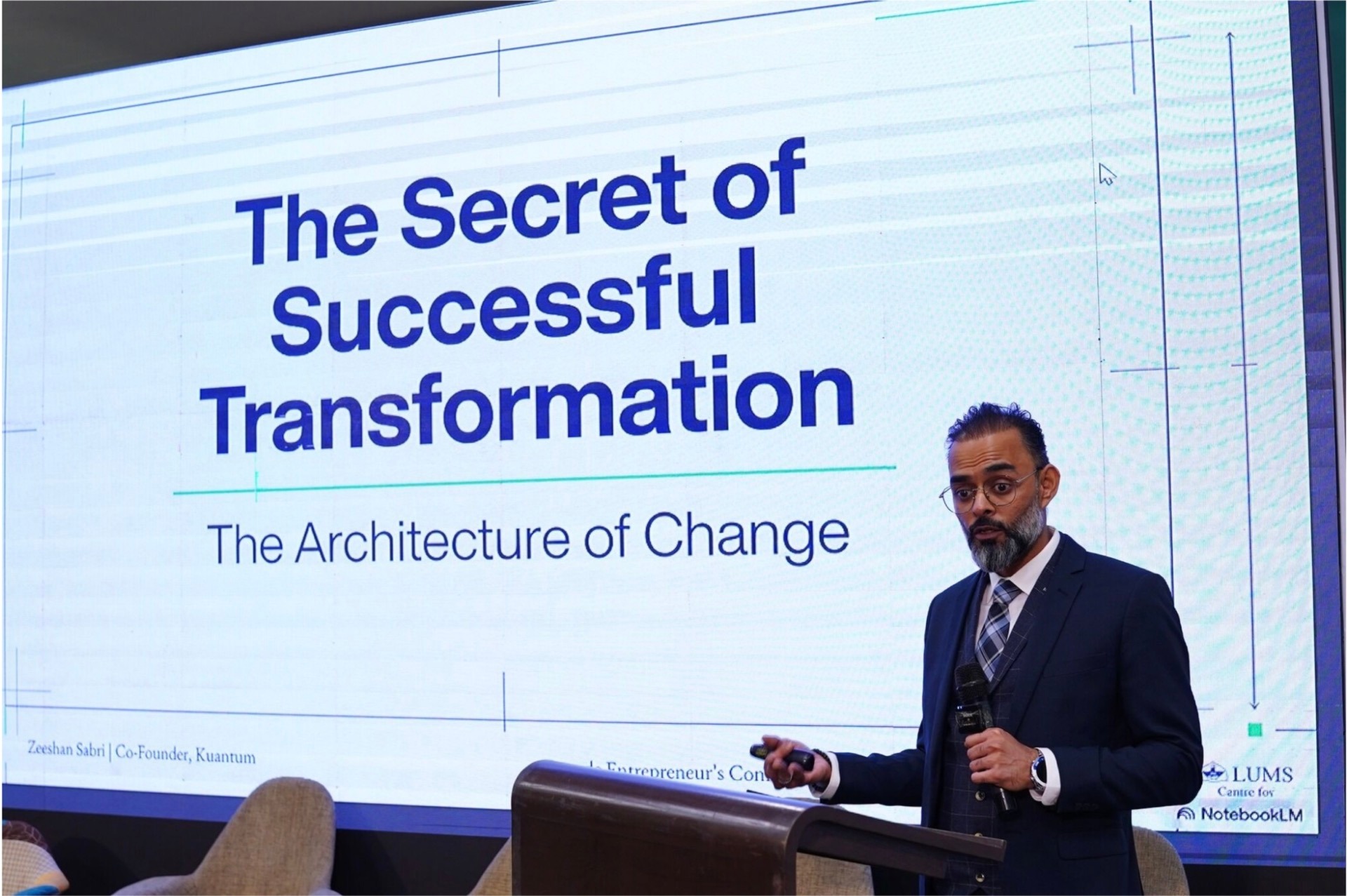 Keynote at LUMS, 'The Secret of Successful Transformation — The Architecture of Change,' January 2026